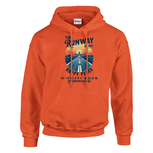 The Runway Is My Happy Place Unisex T-Shirt – Aviation Enthusiast Apparel