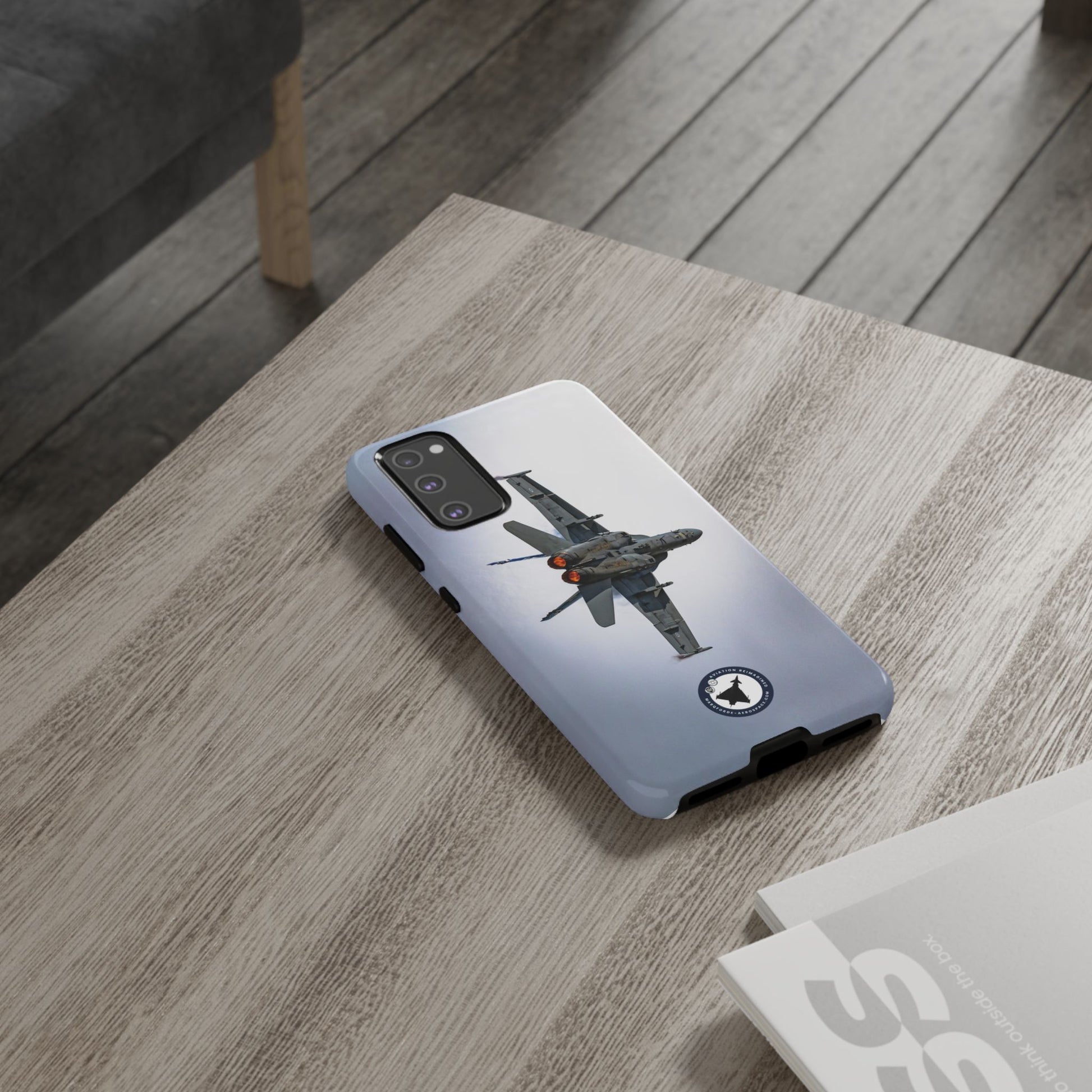 Detailed Fighter Jet Art Samsung Case – Featuring Finnish F-18 Hornet