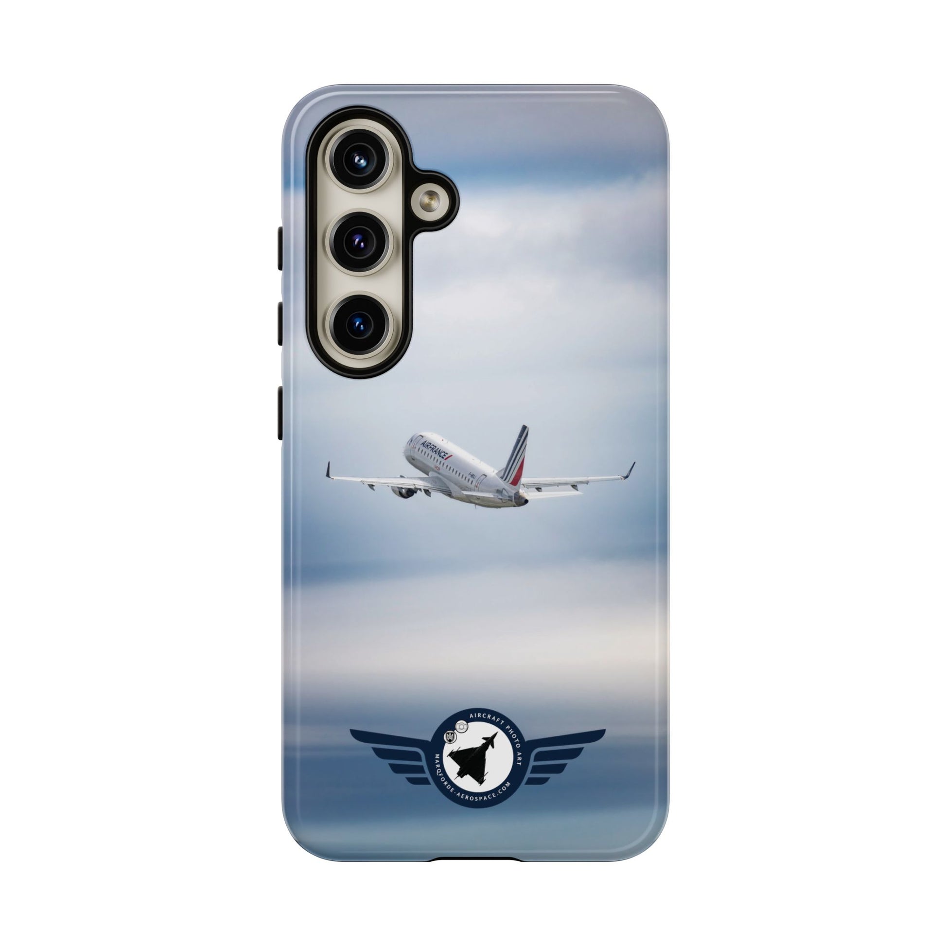 Side Profile of Air France Samsung Case – High-Detail Print