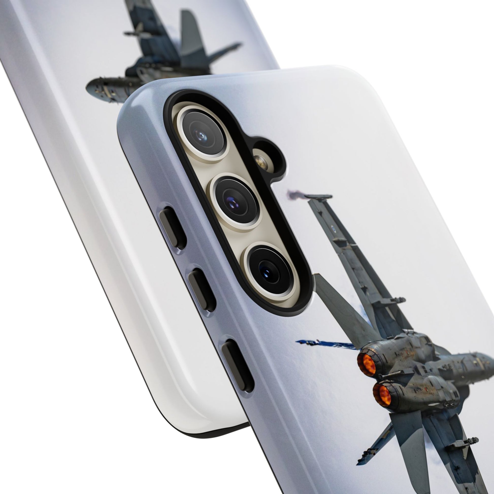 High-Speed Finnish F-18 Hornet Flyby – Printed on Samsung Case