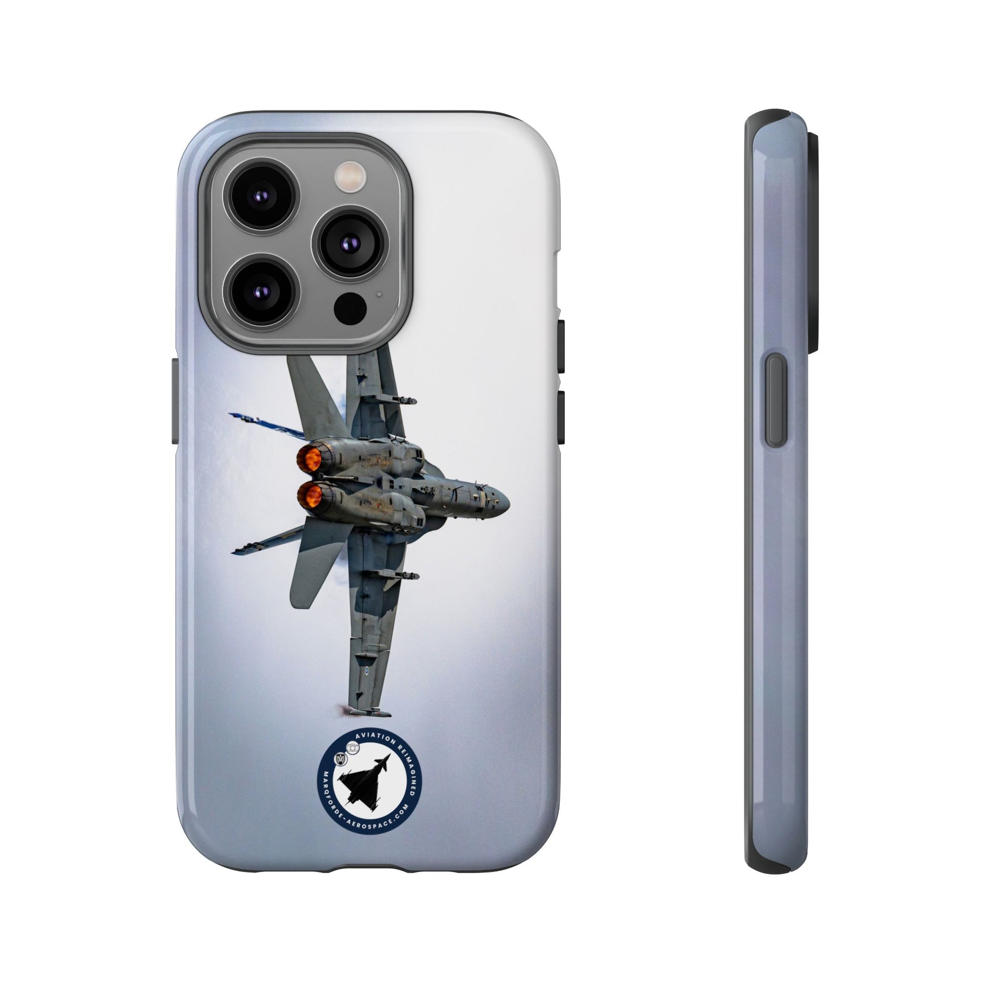Aviation Enthusiast iPhone Cover – Finnish F-18 Hornet Military Jet Art