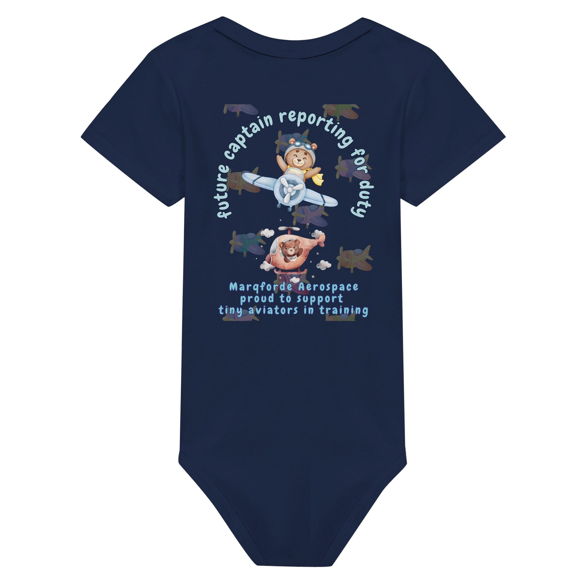 Junior Jetsetter Boys' Bodysuit – Ideal for Little Aviation Enthusiasts