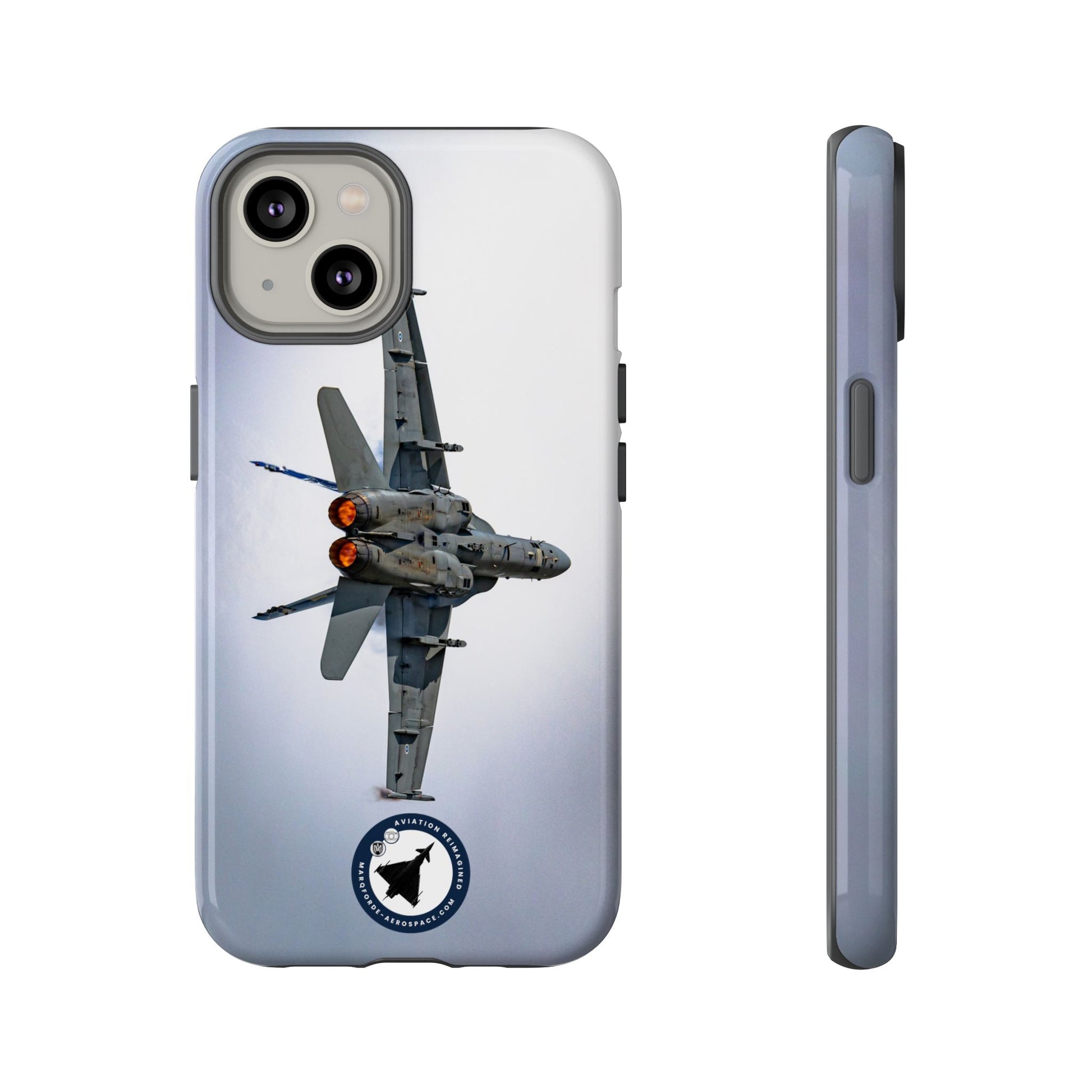 Close-Up of Finnish F-18 Hornet Takeoff – Printed on iPhone Case