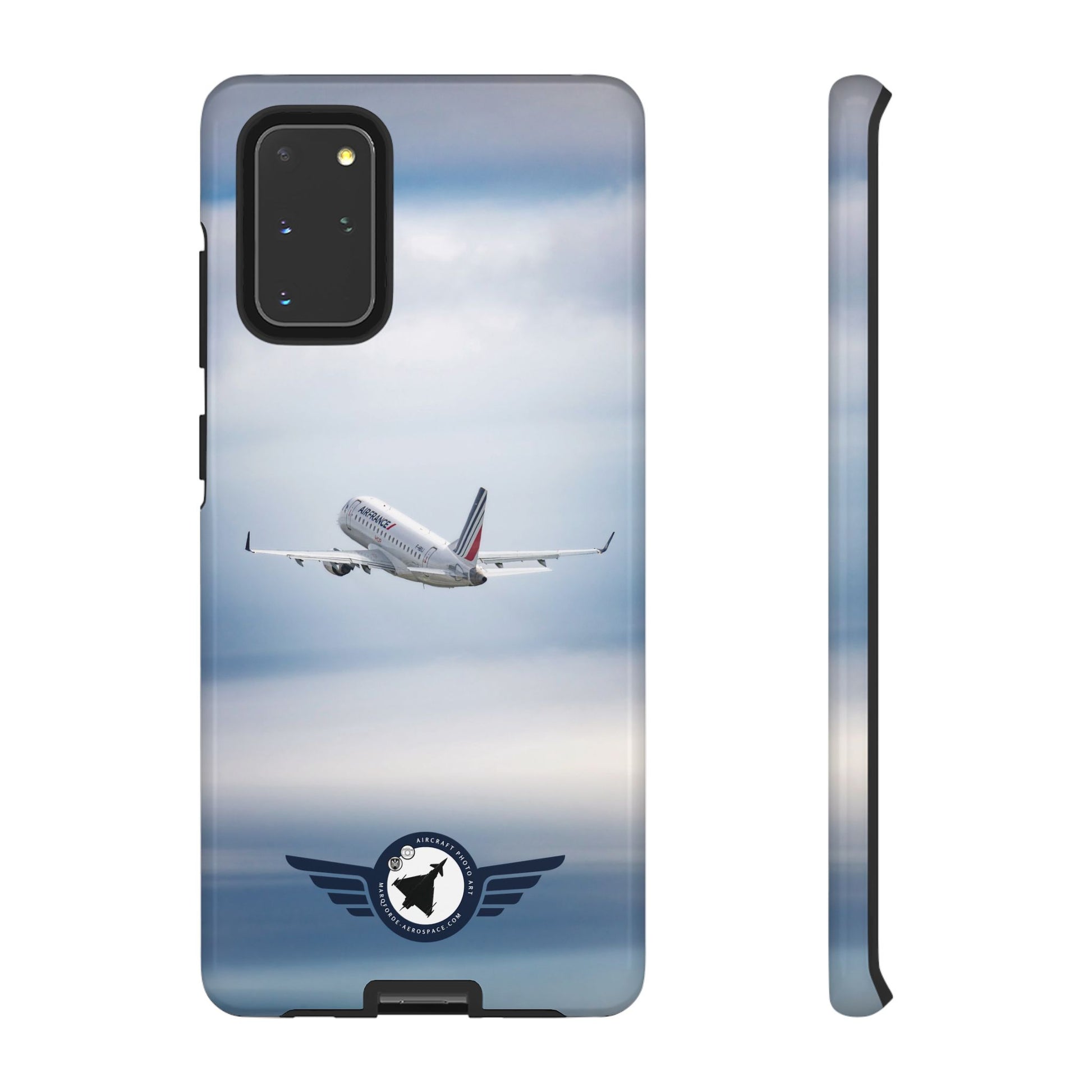 Protective Samsung Case Featuring Air France Jet in Action