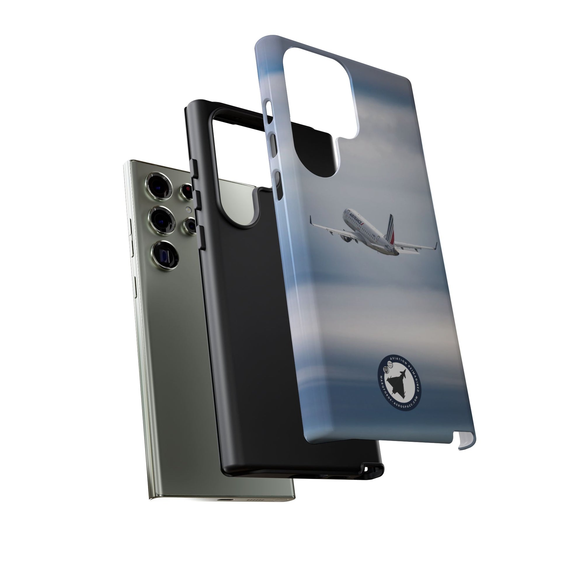 Tough Samsung Case with Air France Jet & Sky View