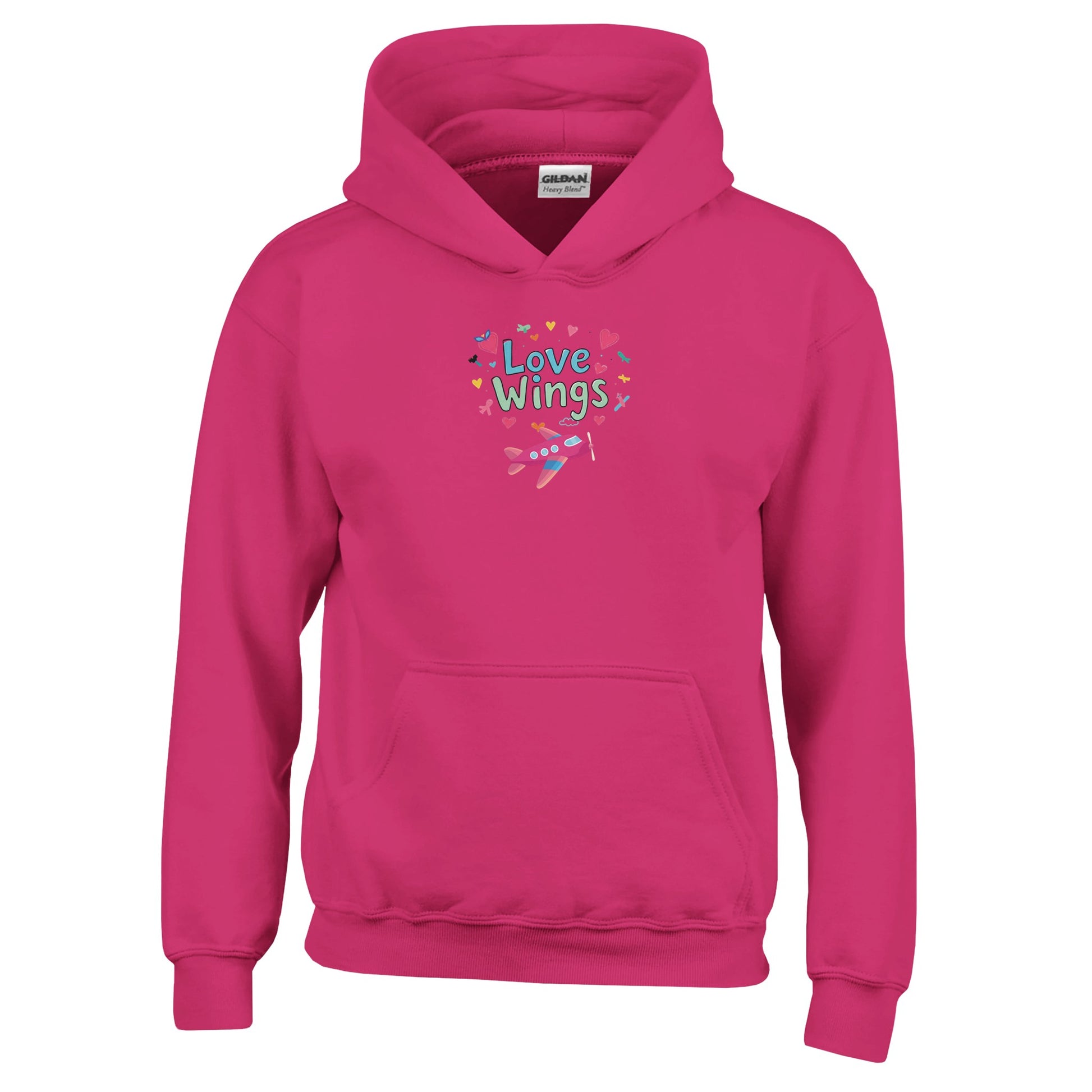 Love Wings T-Shirt Featuring Retro-Style Aviation Art