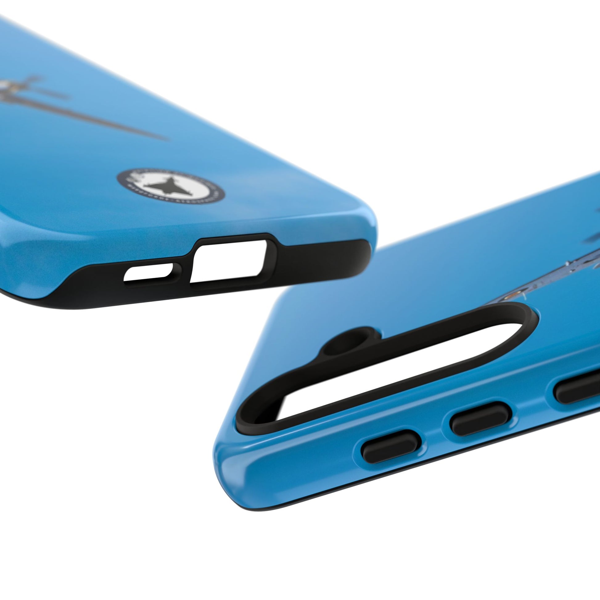 Air-to-Air View of RAF Supermarine Spitfire – High-Quality Samsung Phone Case