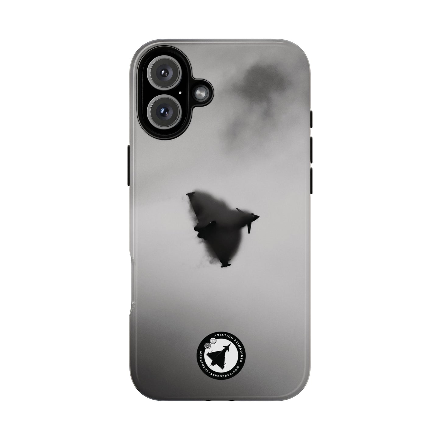 Eurofighter Typhoon Jet iPhone Case – Black & White Design