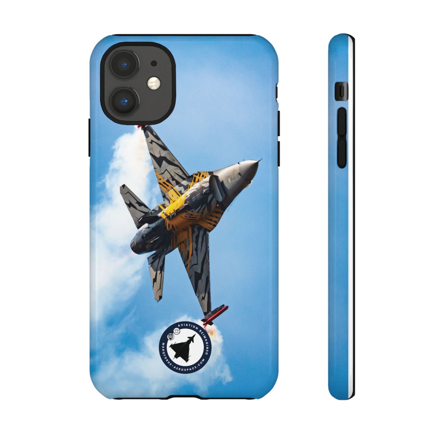 Close-Up of Military Jet on F-16 Viper V4 iPhone Case