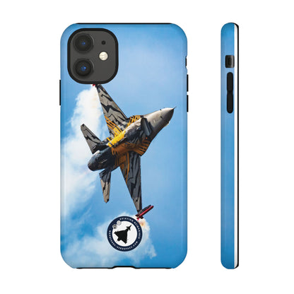 Close-Up of Military Jet on F-16 Viper V4 iPhone Case