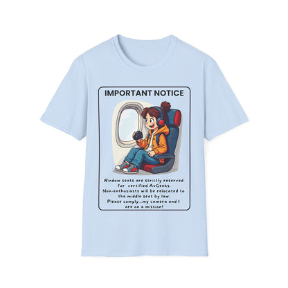 Unisex AvGeek T-Shirt – Wear Your Love for Aviation