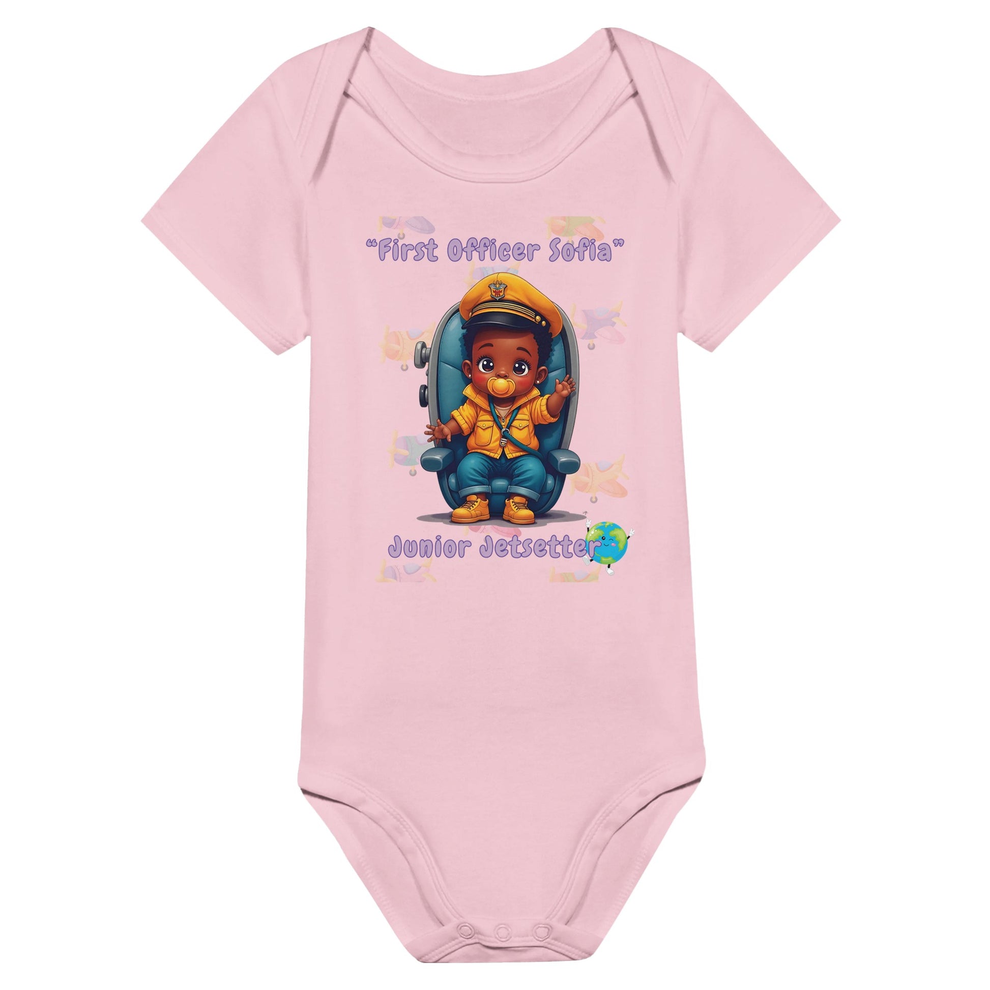 Girls' Aviation Onesie – Perfect for Young Jetsetters