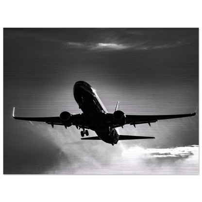 Jet2 Boeing 737 Print – Stylish & Modern Brushed Aluminium Finish