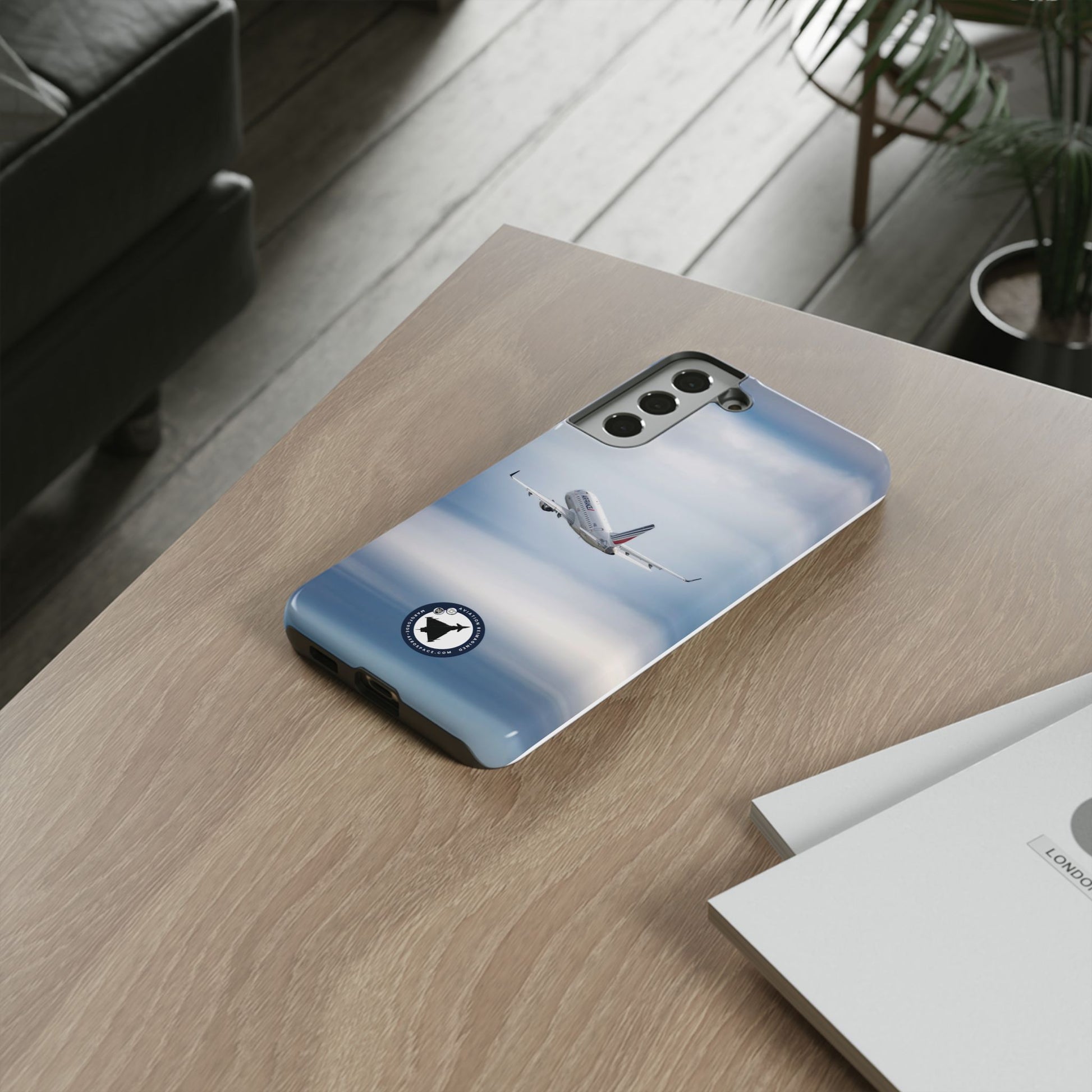 Air France Samsung Case – High-Speed Jet Formation Display