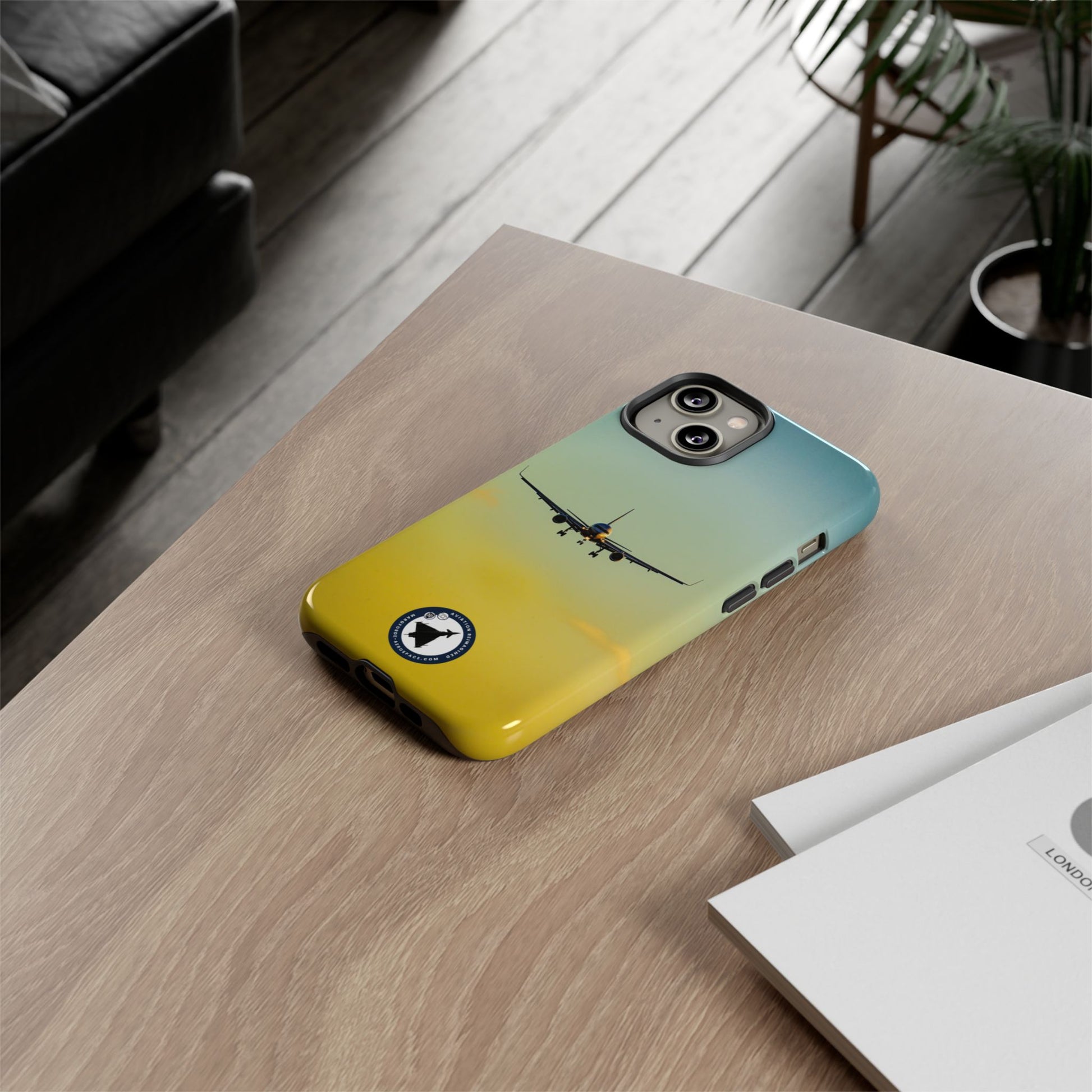 Exclusive Boeing 757 Jetliner Art iPhone Case – United Airlines Edition