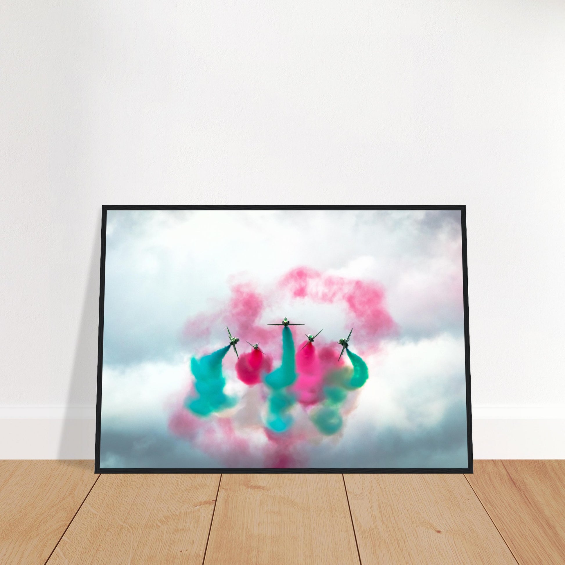 Saudi Hawks Framed Artwork – Perfect for Aviation Enthusiasts & Collectors