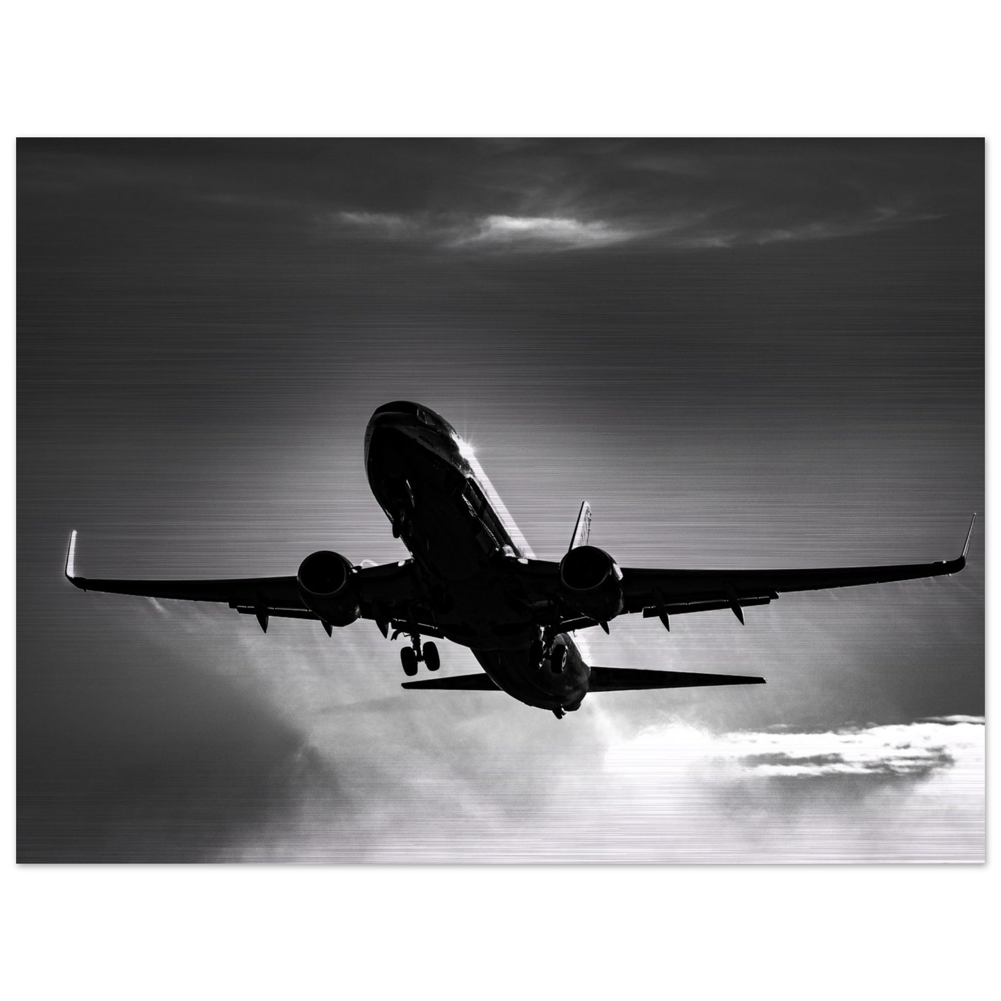 High-Quality Metal Print Featuring Jet2 Boeing 737 at Leeds Bradford