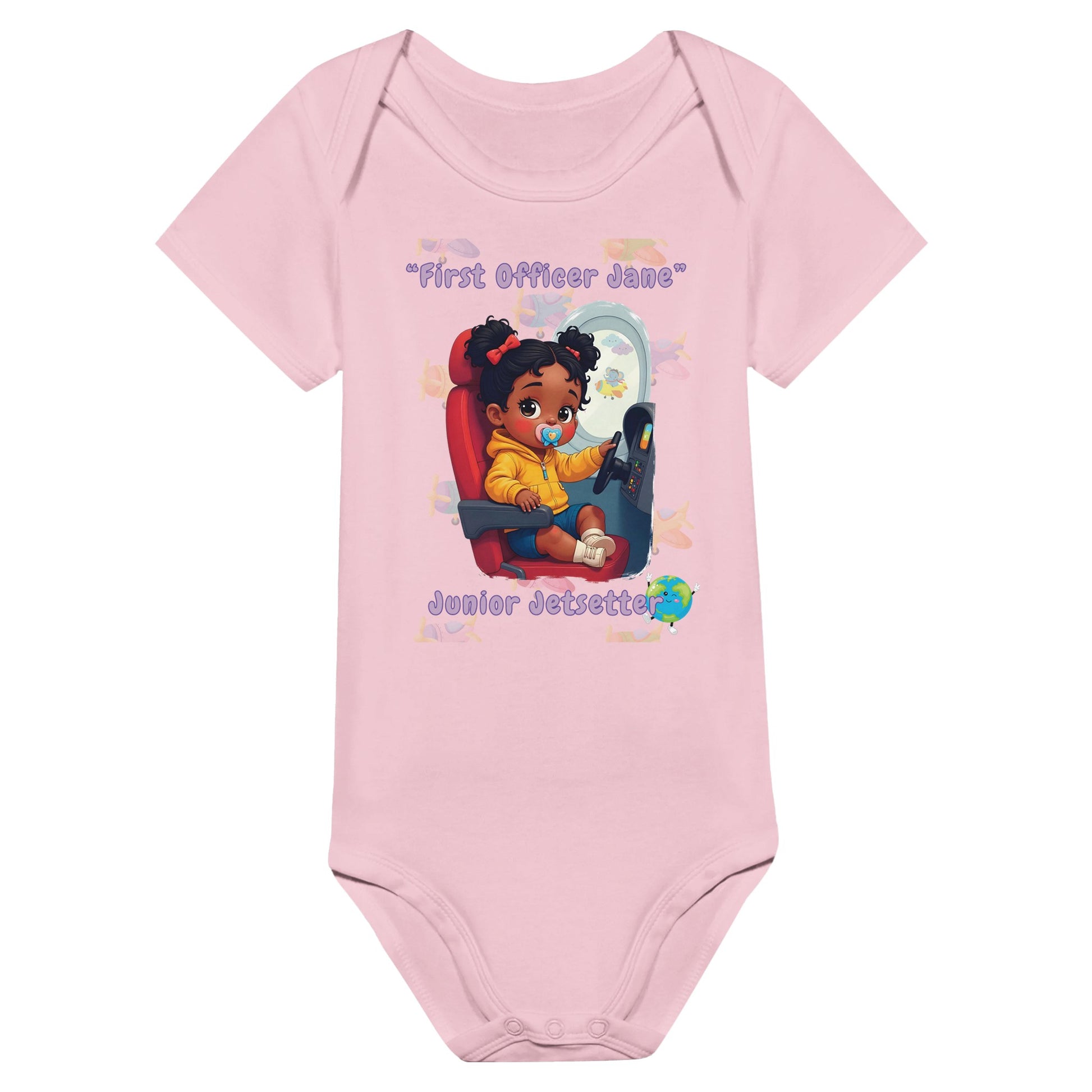 Junior Jetsetter Baby Bodysuit – Lightweight & Breathable Fabric