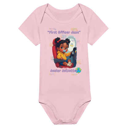 Junior Jetsetter Baby Bodysuit – Lightweight & Breathable Fabric