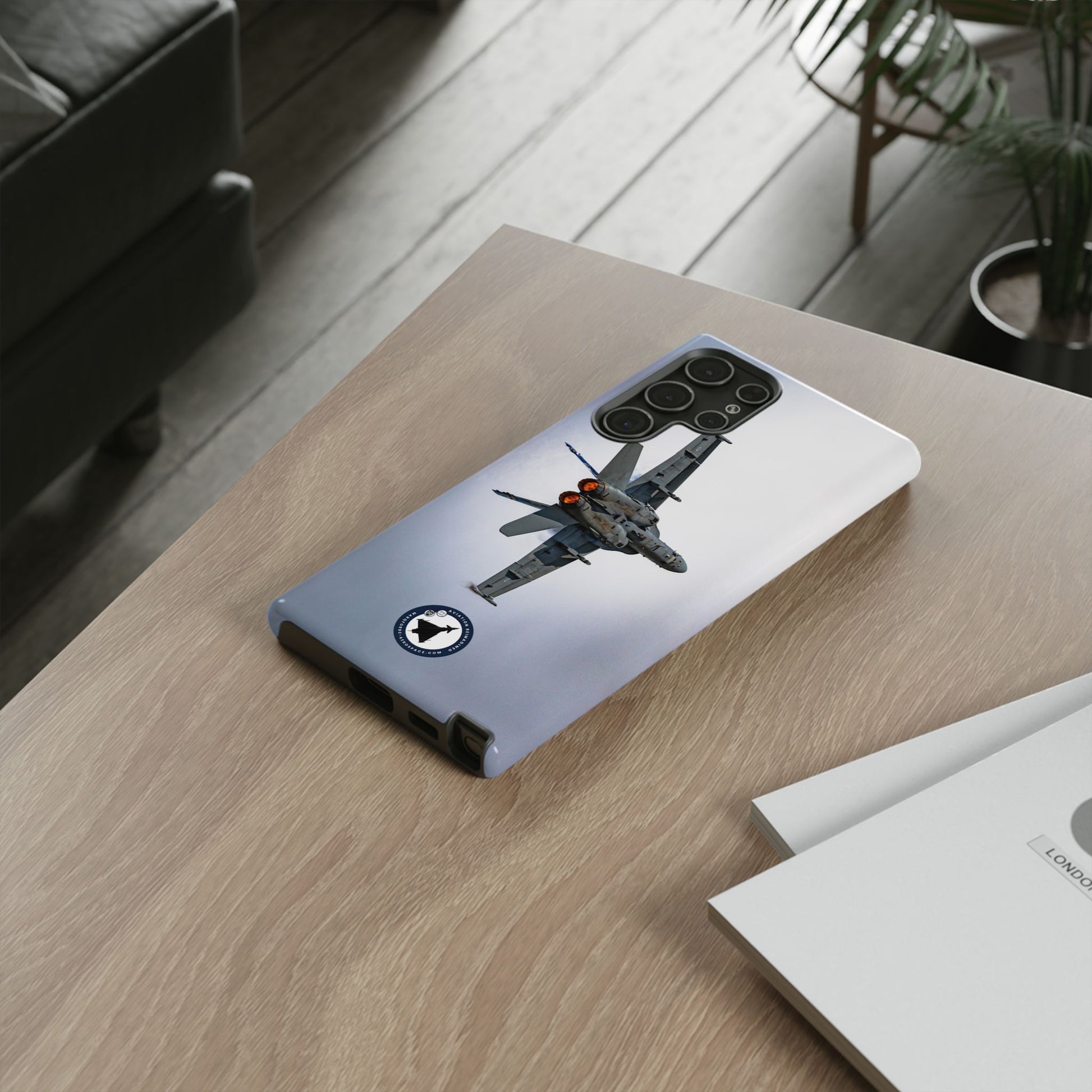 Shockproof Samsung Phone Case – Featuring Finnish F-18 Hornet Fighter Jet
