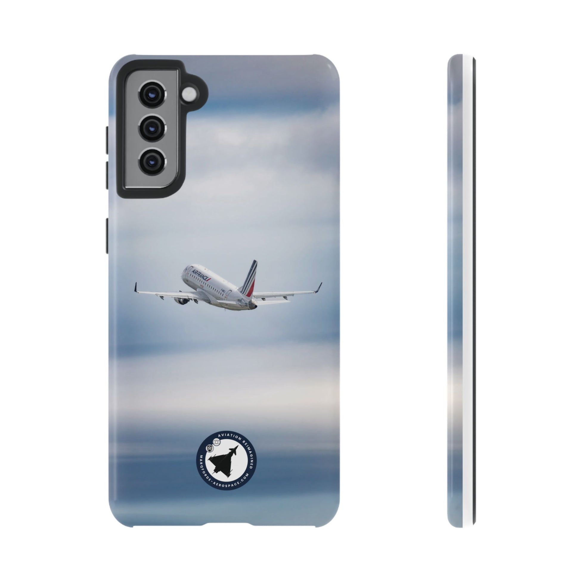 Close-Up of Commercial Jet on Air France Samsung Case
