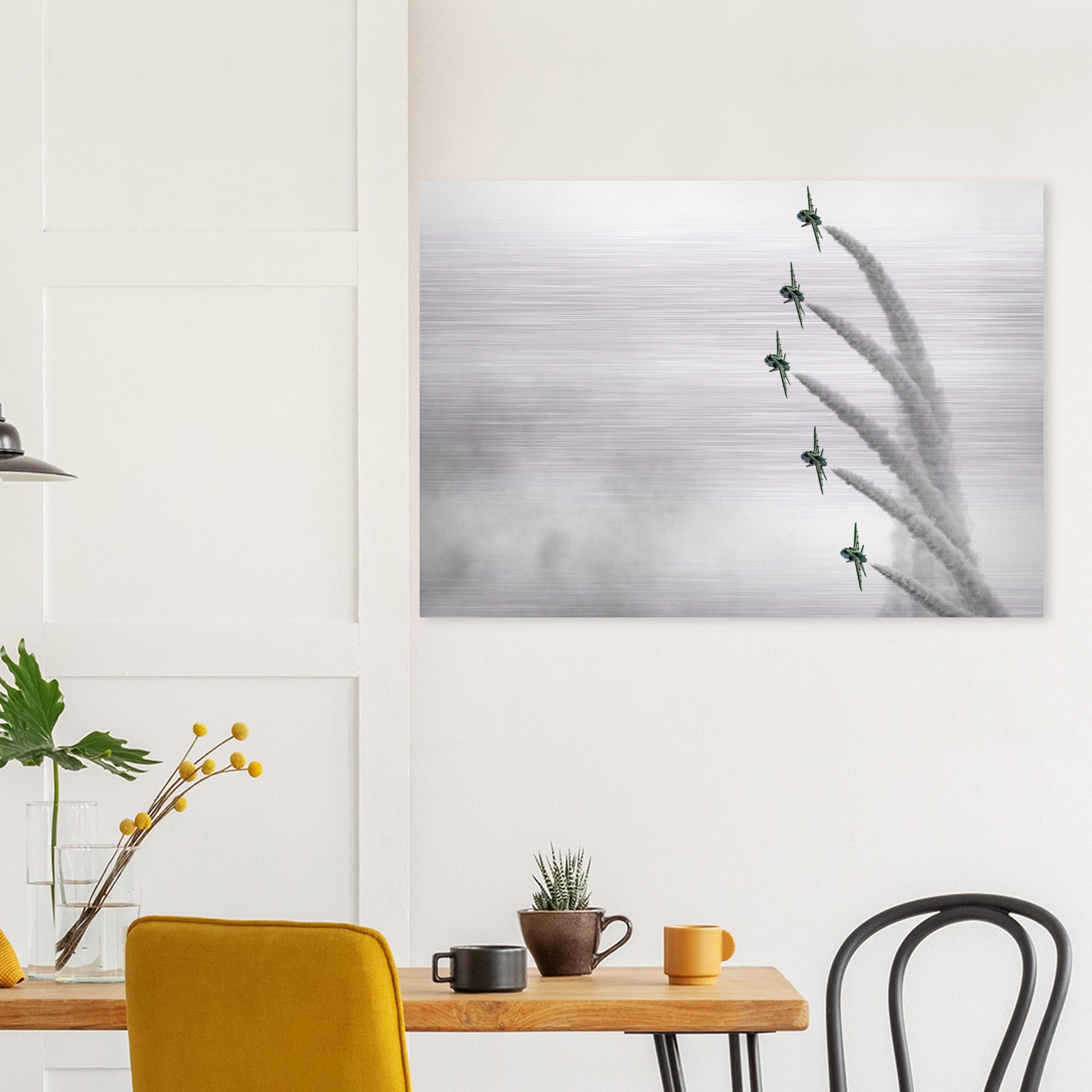 Military Aviation Wall Art – Royal Saudi Hawks in Air Show Performance