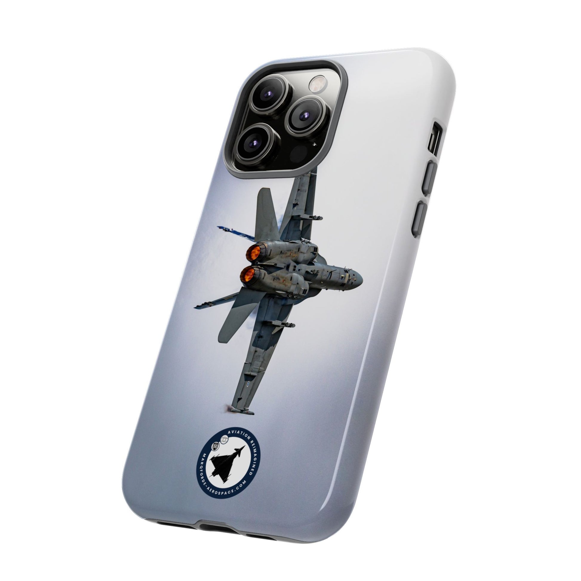 Unique Aviation Art iPhone Phone Case – Featuring Finnish F-18 Hornet Tactical Design