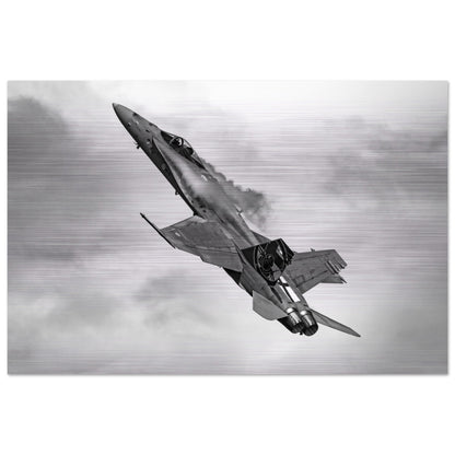Aviation Collector’s Finnish Air Force F/A-18 Hornet Brushed Aluminium Display
