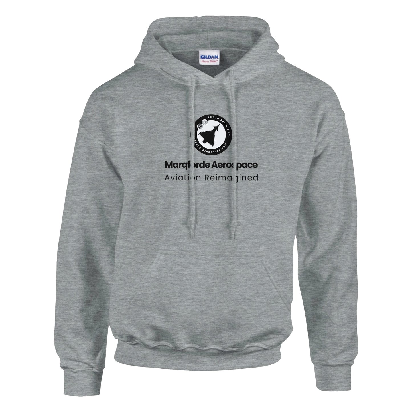 High-Quality Cotton Hoodie – Official Marqforde Aerospace Collection