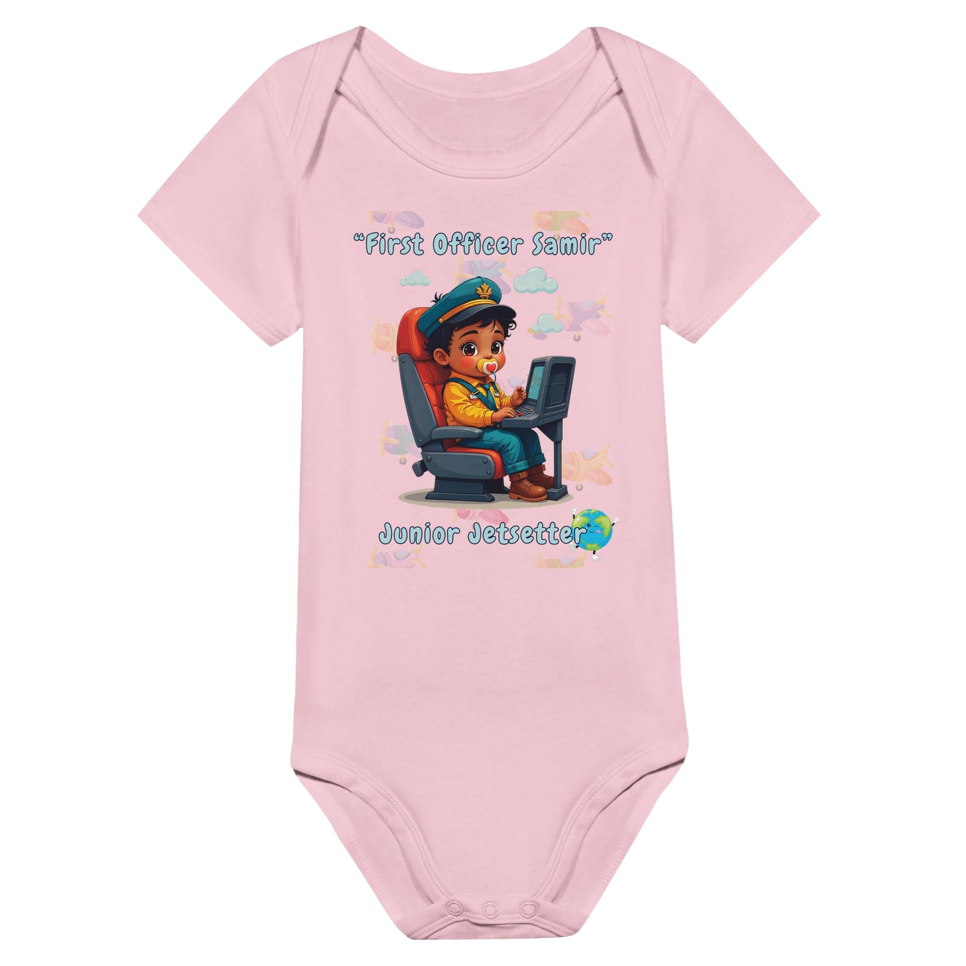 Lightweight & Breathable Junior Jetsetter Bodysuit for Baby Boys