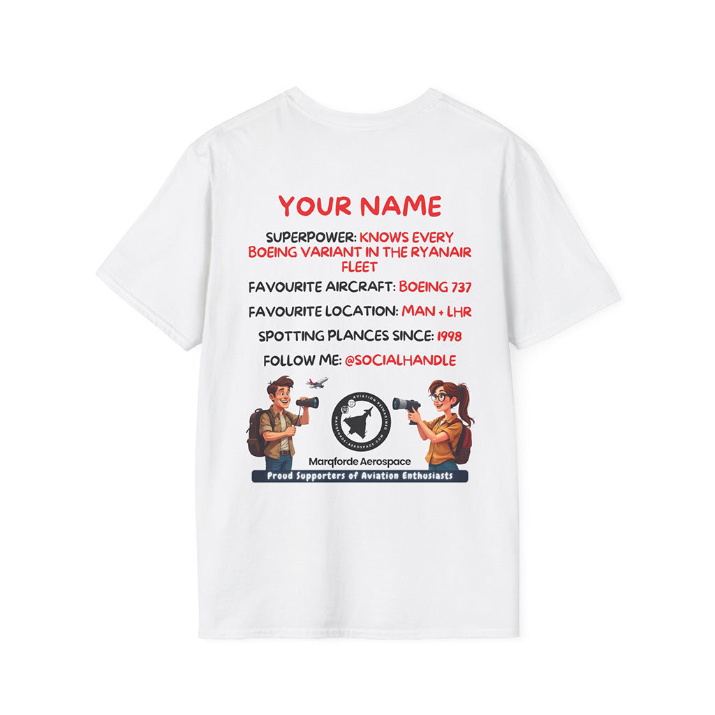 Close-Up of Window Seats Are For AvGeeks T-Shirt – Bold Graphic Design