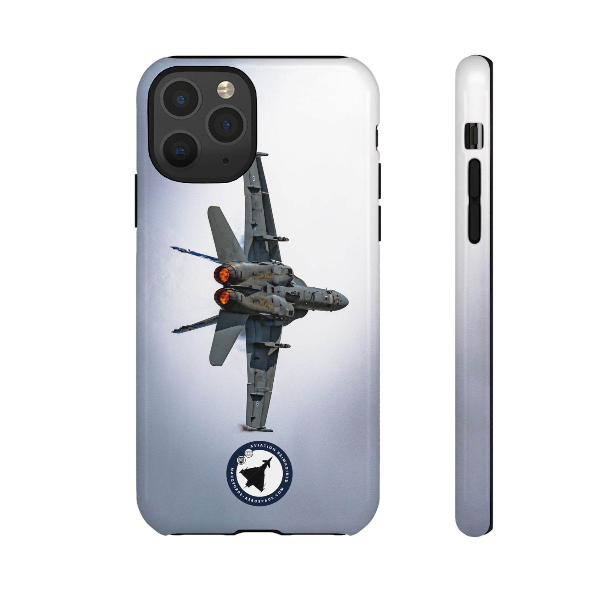 Close-Up of F-18 Hornet Jet Cockpit – Detailed Military Phone Case