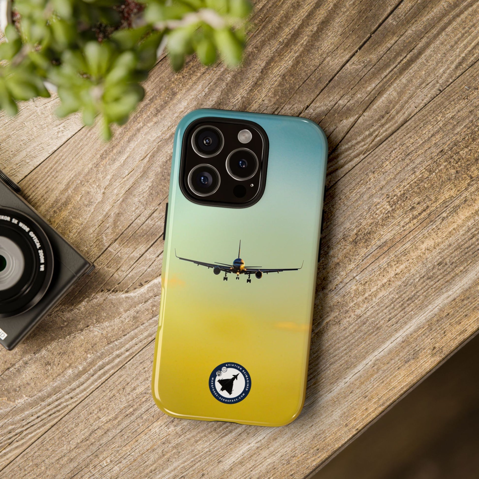 United Airlines Boeing 757 Classic Blue Livery – Aviation iPhone Case