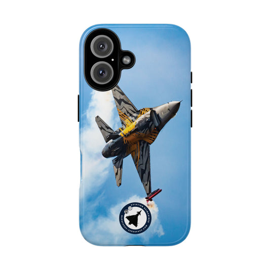 Close-Up of F-16 Viper V4 iPhone Case – Military Jet Design