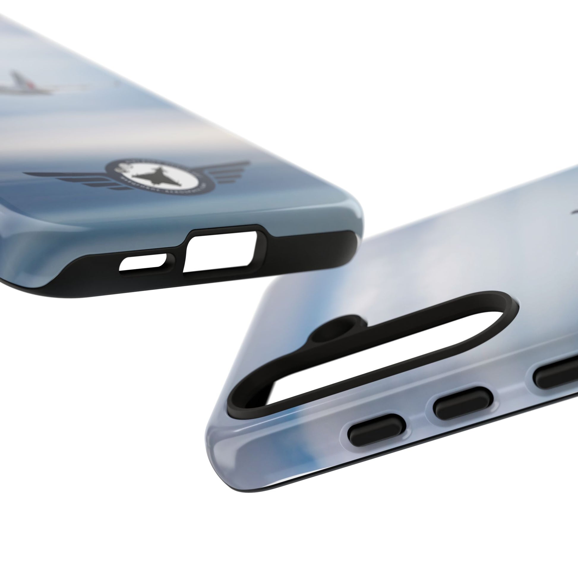 Close-Up of Air France Samsung Case – Premium Matte Finish