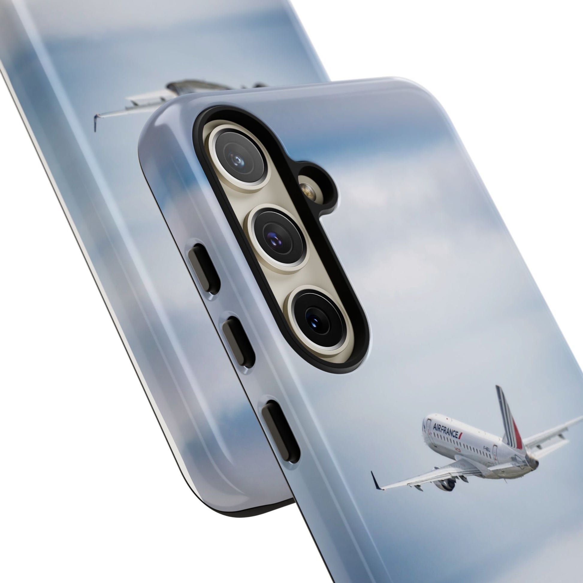 Side Profile of Air France Samsung Case – Rugged & Sleek