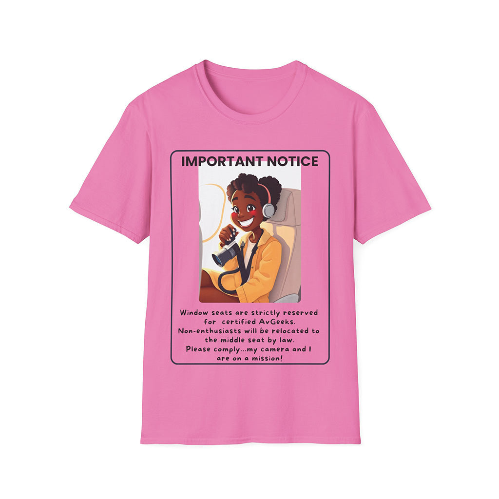 Soft & Stylish Window Seats Are For AvGeeks Tee – Ideal for Plane Spotters