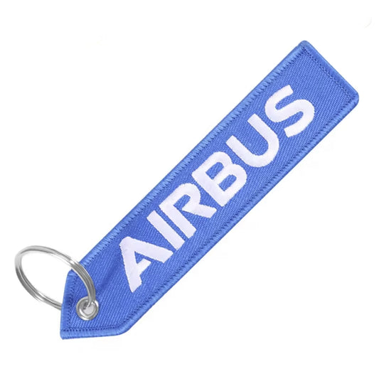 Airbus OEM Keyring | Embroidered Flight Tag