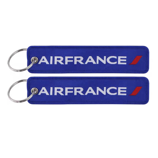 Air France Keyring embroidered aviation keyring