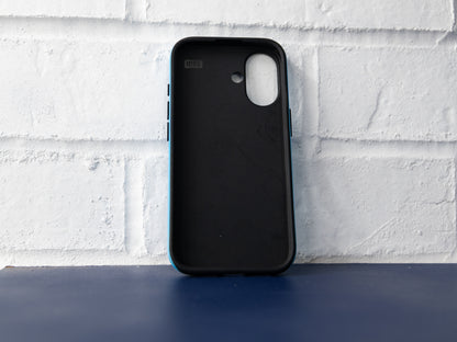 Interior view of the Spitfire case showing black shock-absorbing liner and camera cutout.