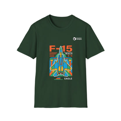Eagle Energy aviation graphic on a forest green unisex t-shirt