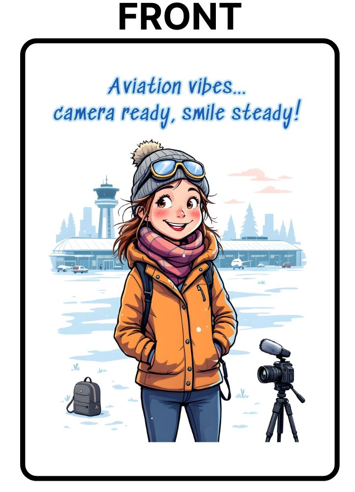 Aviation Vibes Stainless Steel Bottle – Lightweight & Travel-Friendly