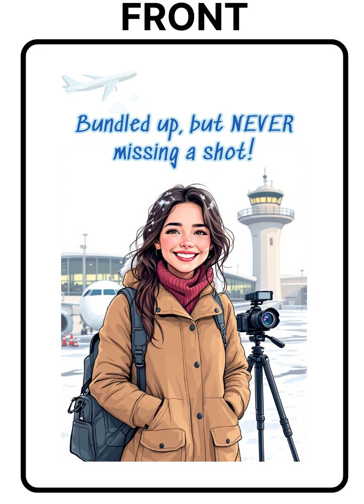 Never Missing a Shot Insulated Bottle – Lightweight & Durable for Plane Spotters