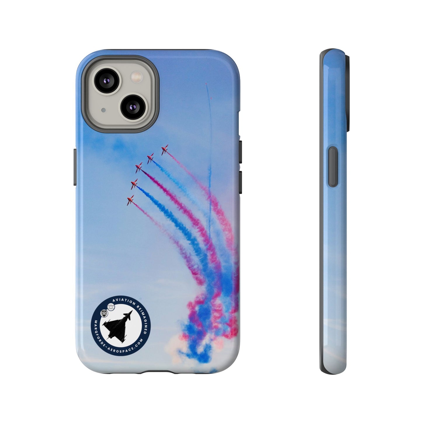 Red Arrows Formation Flourish - iPhone Tough Case