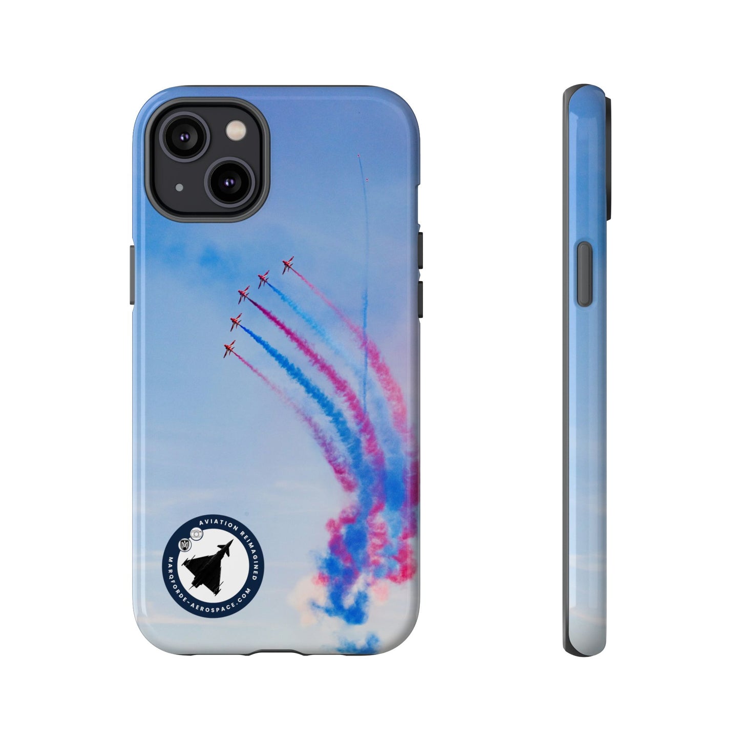 Red Arrows Formation Flourish - iPhone Tough Case