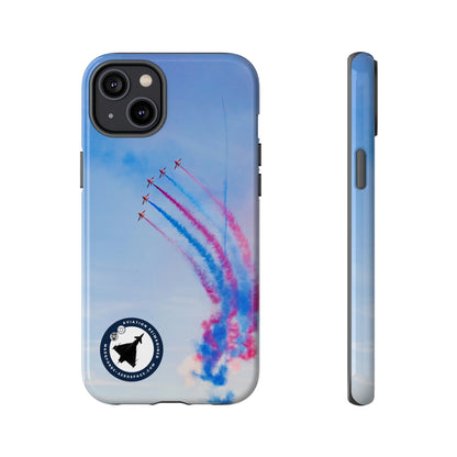 Red Arrows Formation Flourish - iPhone Tough Case
