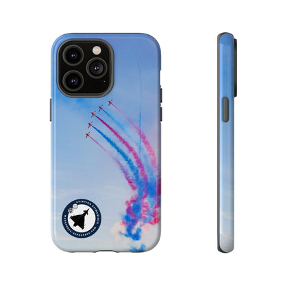 Red Arrows Formation Flourish - iPhone Tough Case