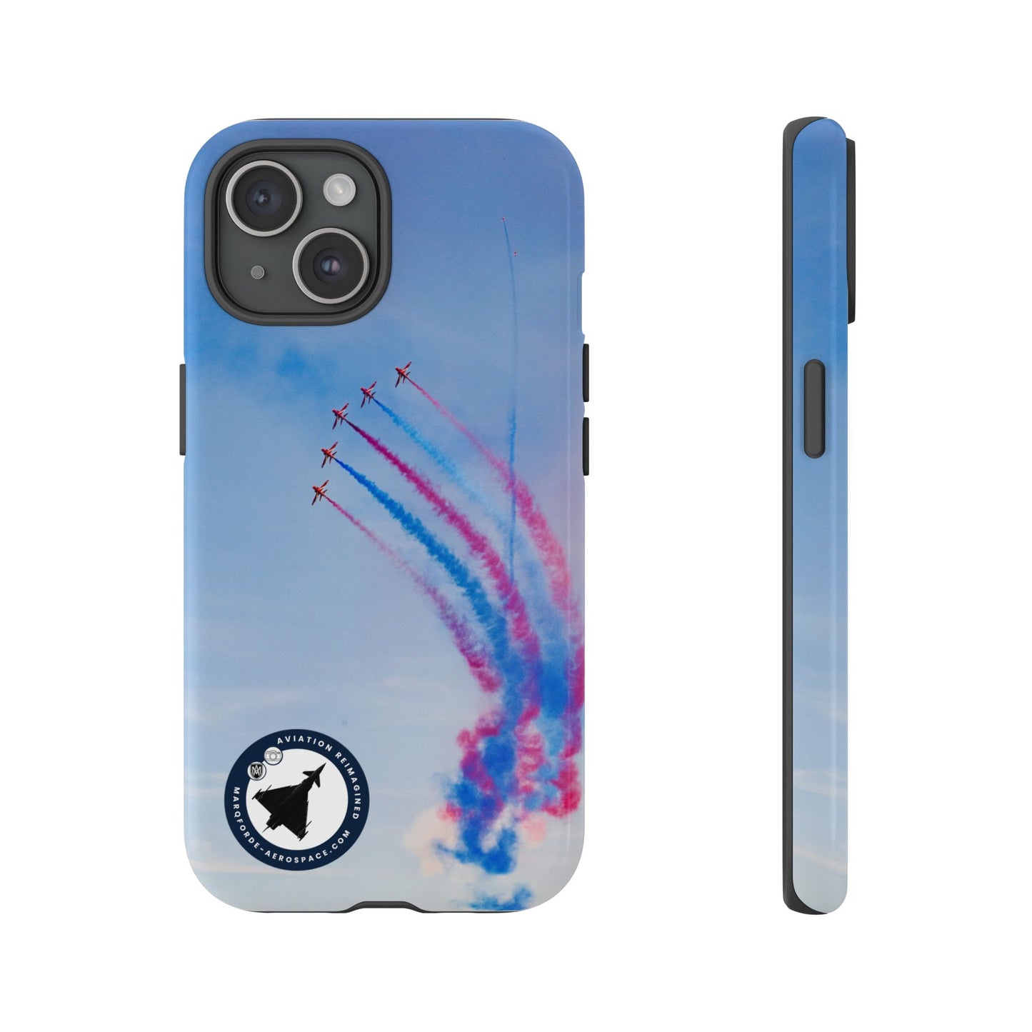 Red Arrows Formation Flourish - iPhone Tough Case