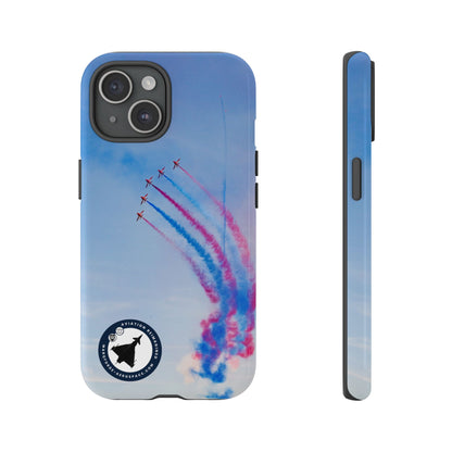 Red Arrows Formation Flourish - iPhone Tough Case