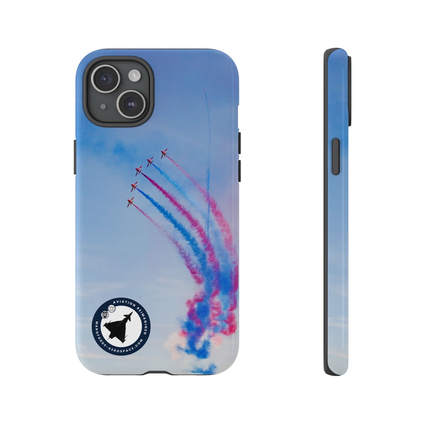Red Arrows Formation Flourish - iPhone Tough Case